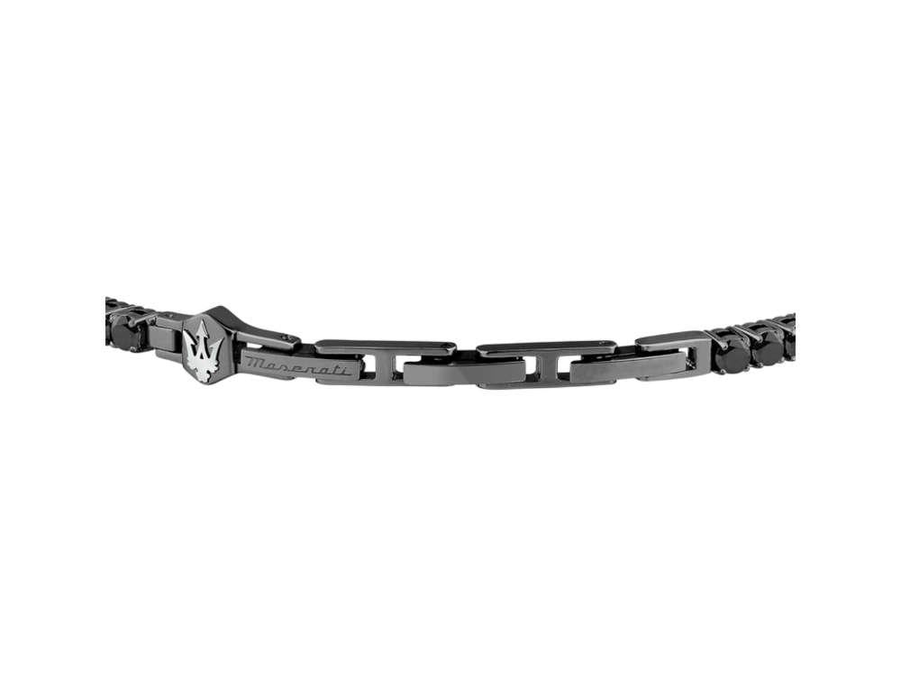 Pulsera Maserati Gioielli Tennis, Acero, Gun metal, JM425AVC08
