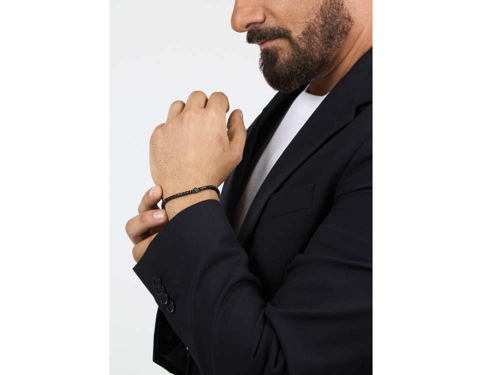 Pulsera Maserati Gioielli Tennis, Acero, Gun metal, JM425AVC08