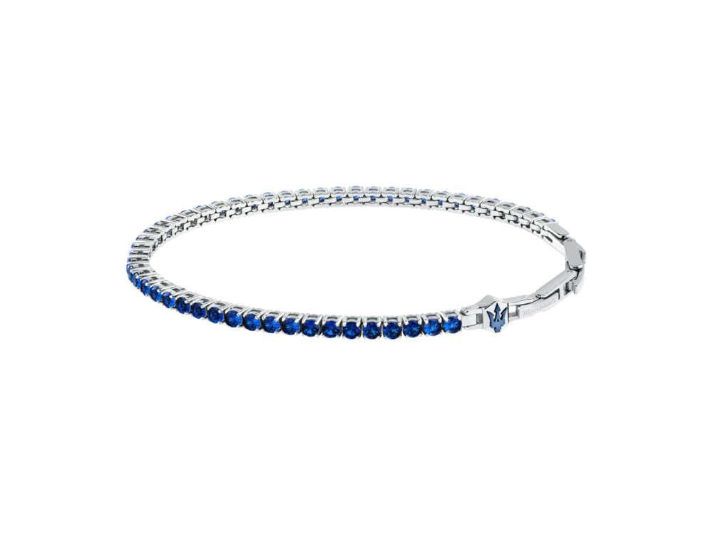 Pulsera Maserati Gioielli Tennis, Acero, Azul, JM425AVC11