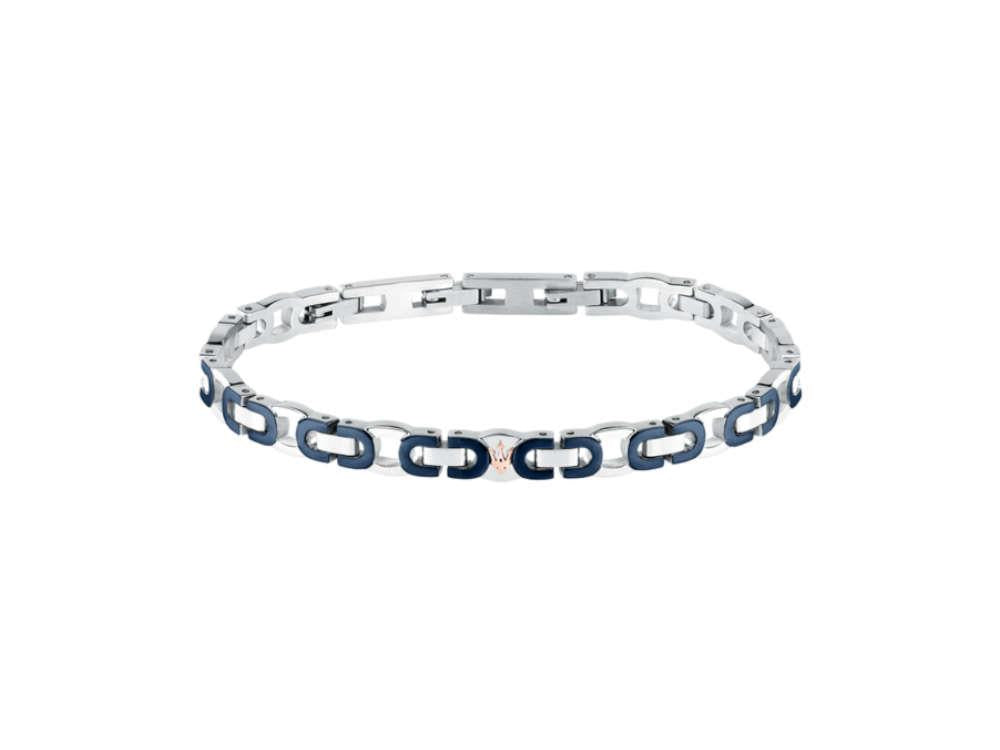 Pulsera Maserati Gioielli Iconic, Acero, Azul, JM425AVD96