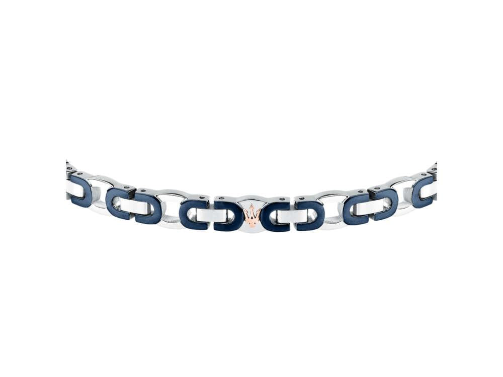 Pulsera Maserati Gioielli Iconic, Acero, Azul, JM425AVD96