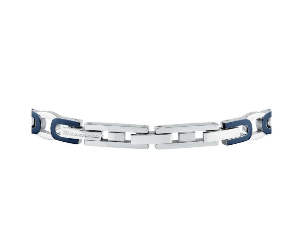 Pulsera Maserati Gioielli Iconic, Acero, Azul, JM425AVD96