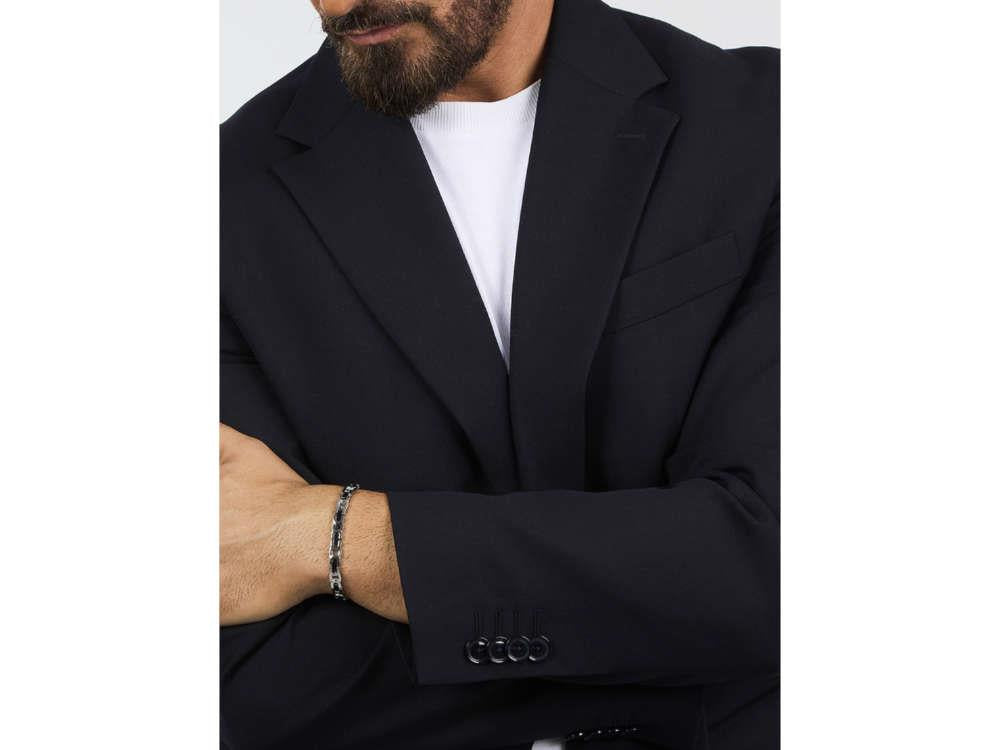 Pulsera Maserati Gioielli Iconic, Acero, Negro, JM425AVD98