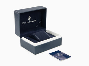 Reloj Automático Maserati Potenza, PVD Oro Rosa, Negro, 42 mm, R8821108039