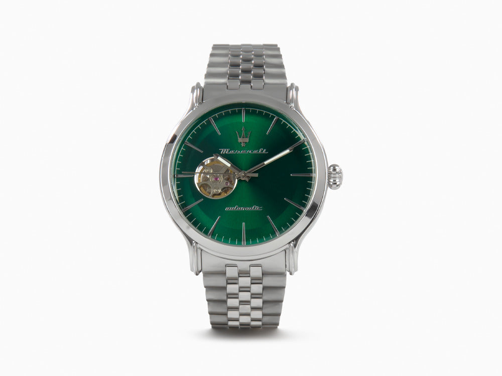 Reloj Automático Maserati Epoca, Verde, 42 mm, Cristal mineral, R8823118010