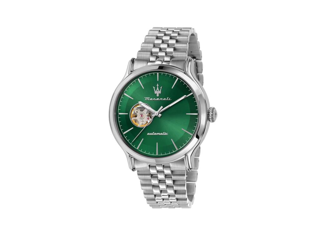 Reloj Automático Maserati Epoca, Verde, 42 mm, Cristal mineral