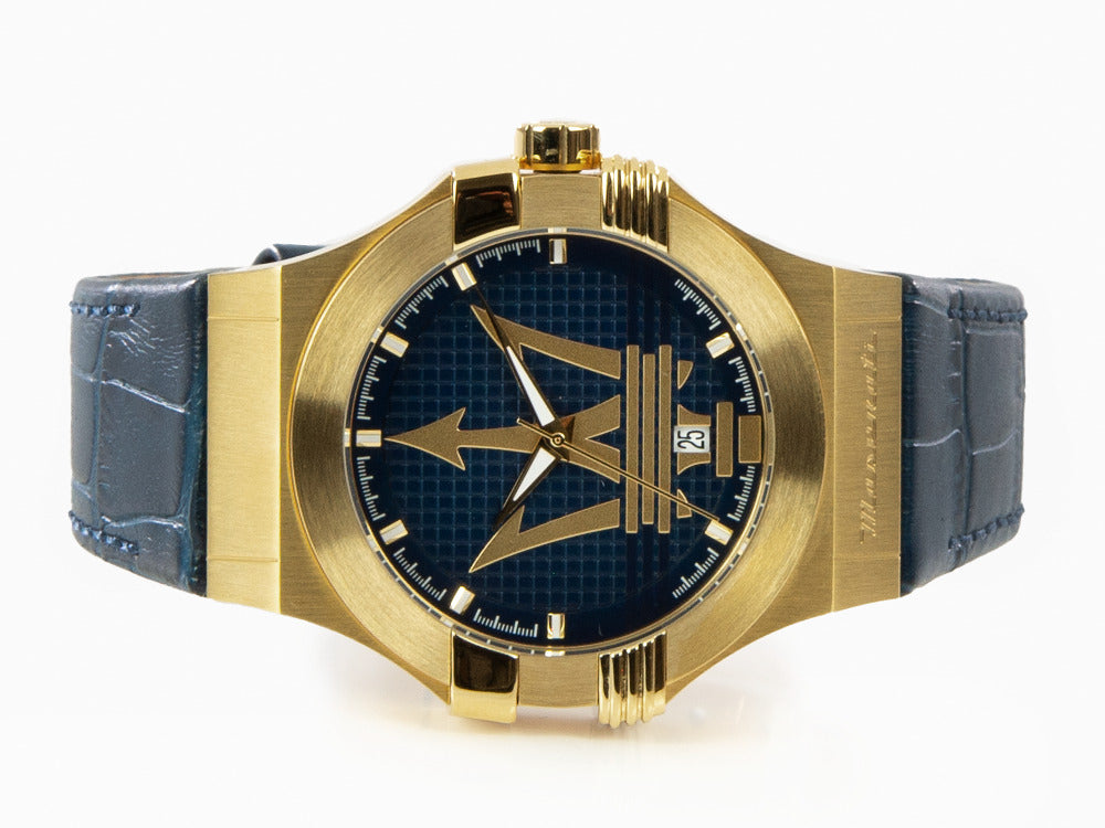 Reloj de Cuarzo Maserati Potenza, Azul, 42 mm, Cristal mineral, R8851108035