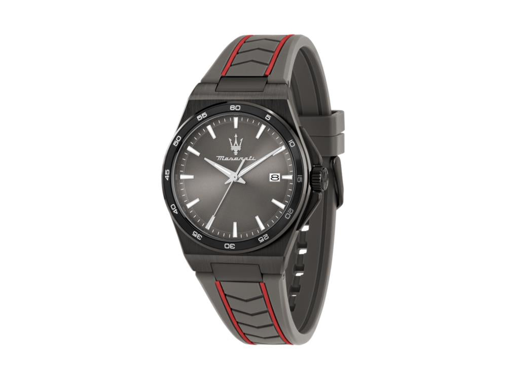 Reloj de Cuarzo Maserati Velocitá Slim, PVD Gun Metal, Gris, 40 mm, R8851153004