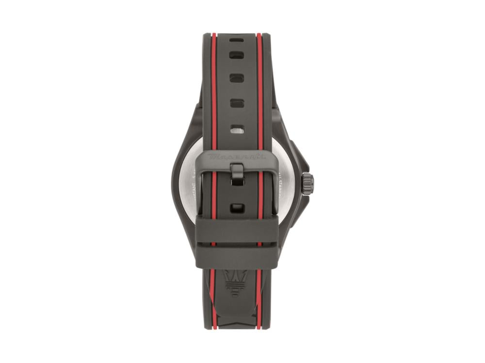 Reloj de Cuarzo Maserati Velocitá Slim, PVD Gun Metal, Gris, 40 mm, R8851153004