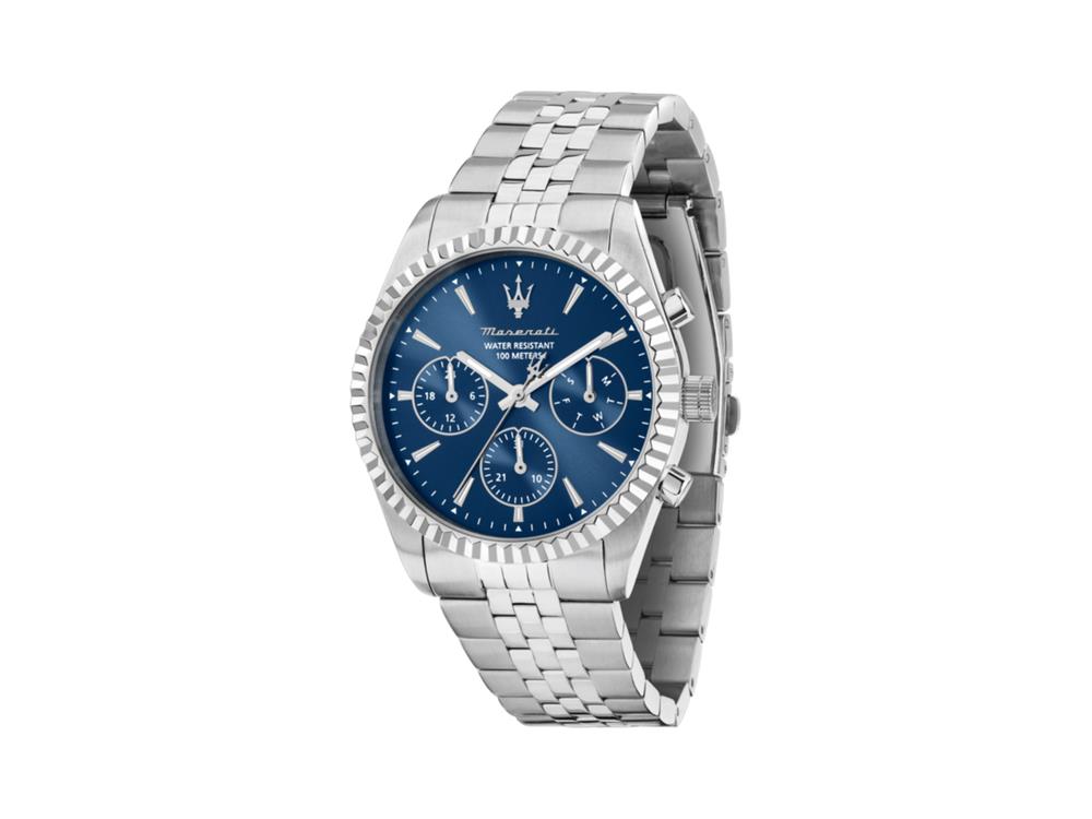 Reloj de Cuarzo Maserati Competizione, Azul, 41 mm, Cristal mineral R8853100051