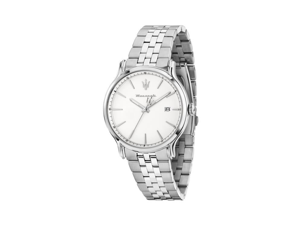 Reloj de Cuarzo Maserati Epoca Slim, Blanco, 40 mm, Cristal mineral, R8853118032