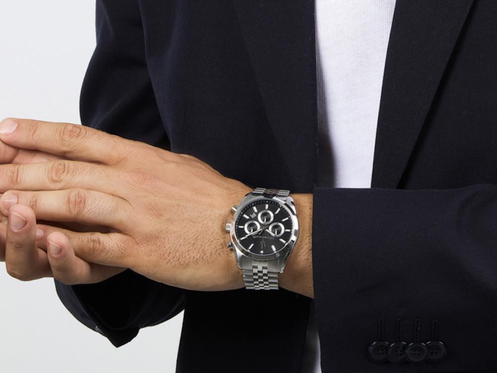 Reloj de Cuarzo Maserati Attrazione, Negro, 43 mm, Cristal mineral, R8853151022