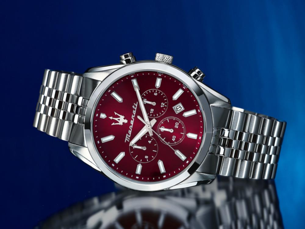 Reloj de Cuarzo Maserati Attrazione, Burdeos, 43 mm, R8853151024