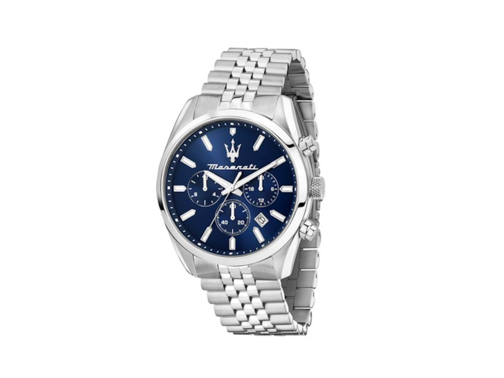 Reloj de Cuarzo Maserati Attrazione, Azul, 43 mm, Cristal mineral, R8853151025