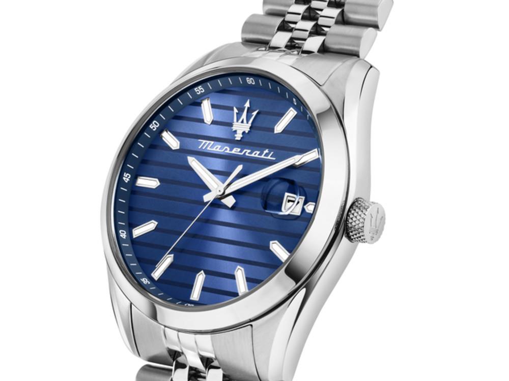 Reloj de Cuarzo Maserati Attrazione, Azul, 43 mm, Cristal mineral, R8853151028