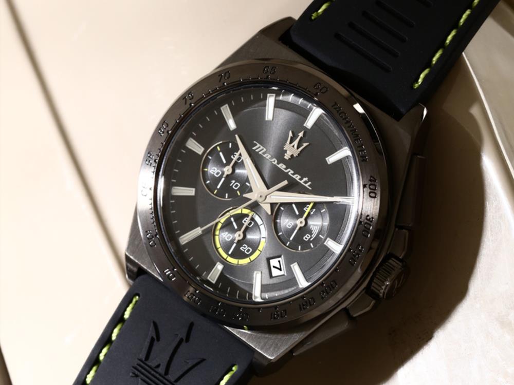 Reloj de Cuarzo Maserati Velocitá, Negro, 43 mm, R8871606006