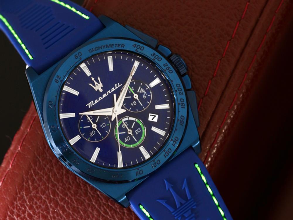 Reloj de Cuarzo Maserati Velocitá, Azul, 43 mm, R8871606007