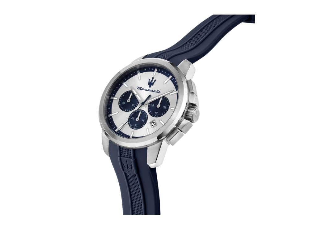 Reloj de Cuarzo Maserati Successo, Plata, 42 mm, Cristal mineral R8871621042