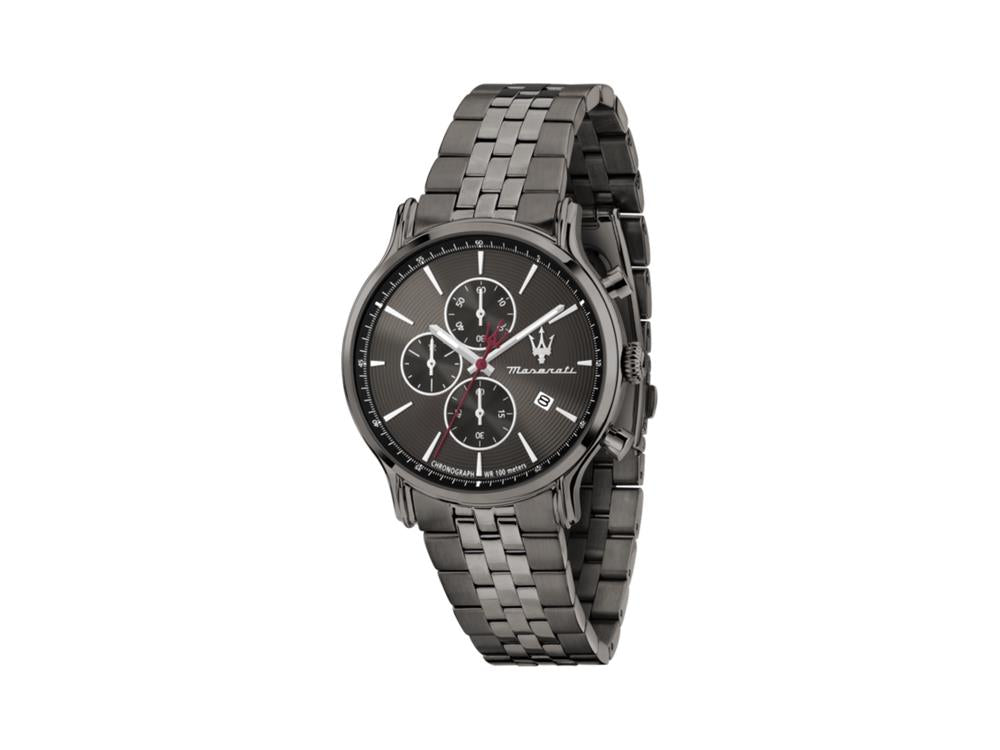 Reloj de Cuarzo Maserati Epoca Slim, Negro, 40 mm, Cristal mineral, R8873618036