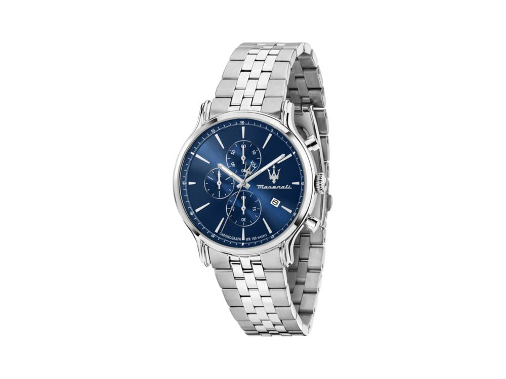 Reloj de Cuarzo Maserati Epoca Slim, Azul, 40 mm, Cristal mineral, R8873618039