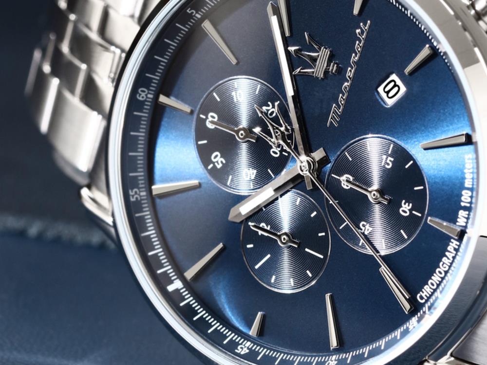 Reloj de Cuarzo Maserati Epoca Slim, Azul, 40 mm, Cristal mineral, R8873618039