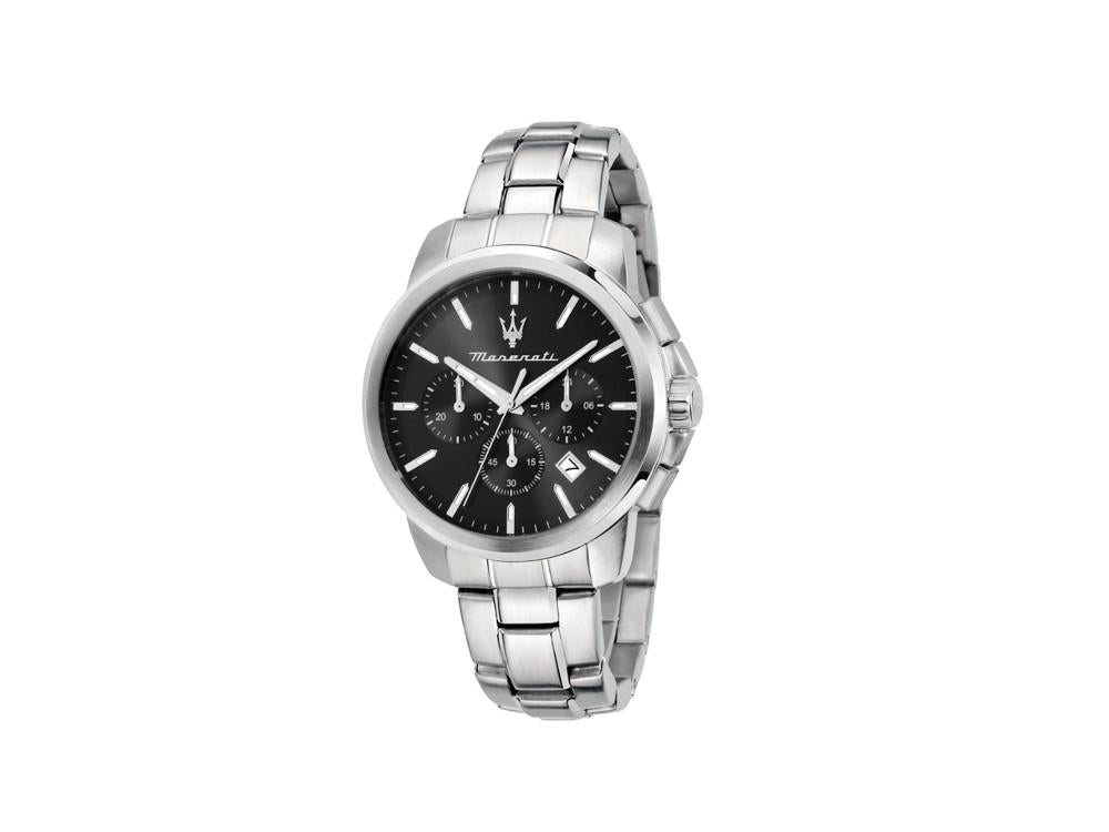 Reloj de Cuarzo Maserati Successo, Negro, 42 mm, Cristal mineral R8873621046