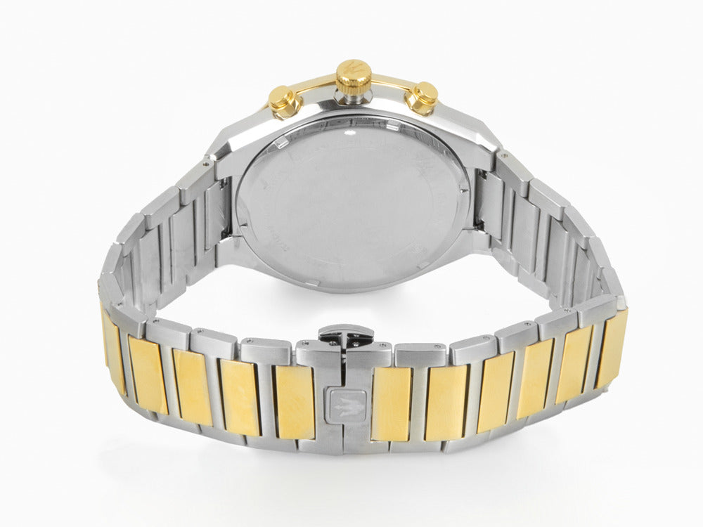 Reloj de Cuarzo Maserati Stile, PVD, Blanco, 45 mm, Cristal mineral R8873642009