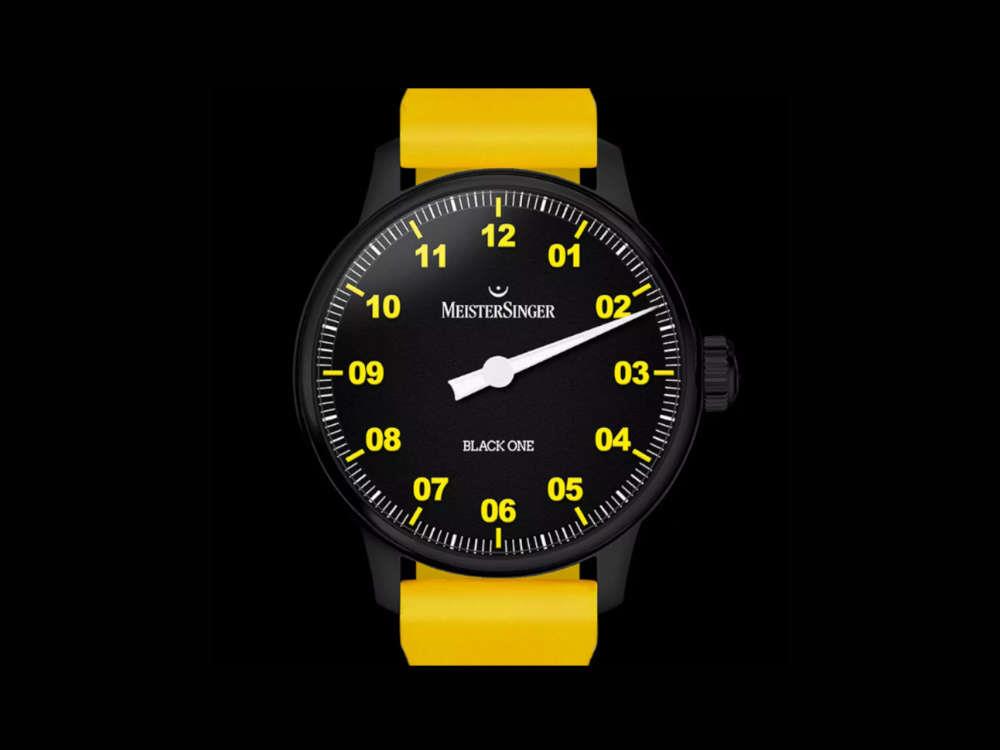 Reloj Automático Meistersinger Edition Black One, Ed Limitada, ED-PR-BLACK ONE
