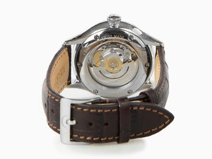Reloj Automático Meistersinger Pangaea Date, 40 mm, Negro, Piel, PMD907D