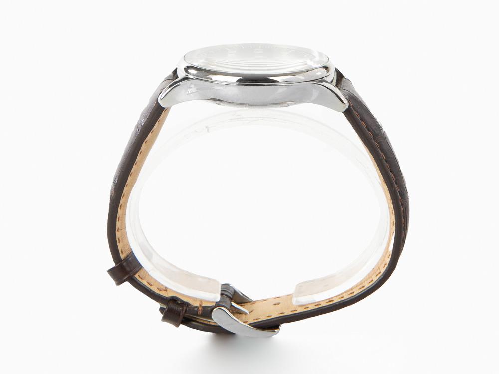 Reloj Automático Meistersinger Pangaea Date, 40 mm, Negro, Piel, PMD907D