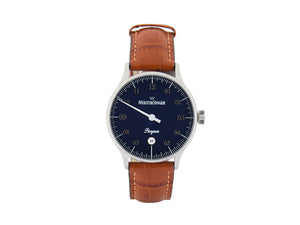 Reloj Automático Meistersinger Pangea Date, SW 200-1, 40 mm, Azul, Piel, PMD908
