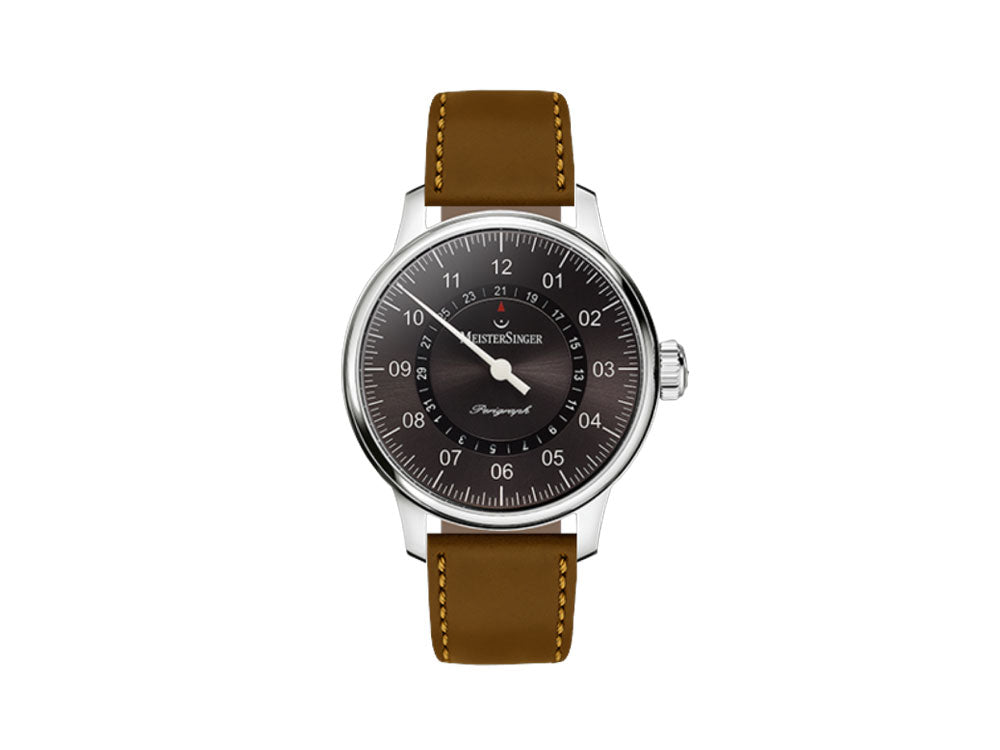 Reloj Automático Meistersinger Perigraph, ETA 2824-2, Antracita, AM1007-SCF03