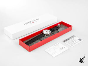 Reloj de cuarzo Mondaine Classic Pure, Blanco, 36mm, A660.30314.16OM