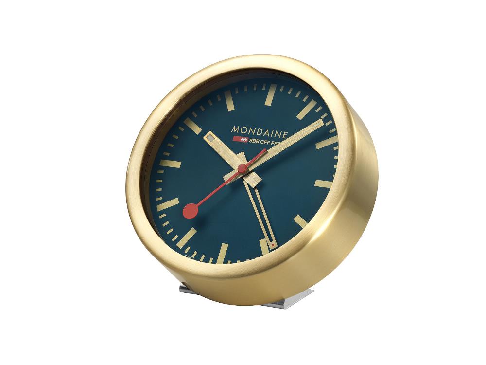 Reloj de Cuarzo Mondaine Clocks, Aluminio, Azul, 12.5 cm, A997.MCAL.46SBG