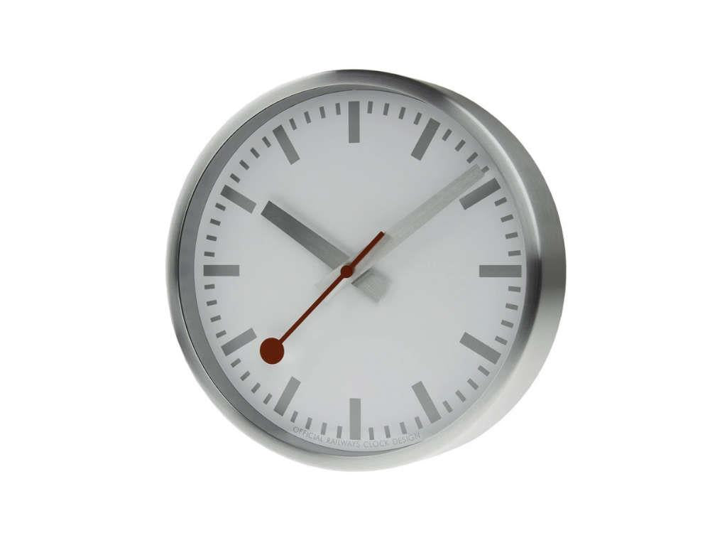 Reloj de Cuarzo Mondaine Clocks, Aluminio, Blanco, 25cm, A990.CLOCK.17SBV