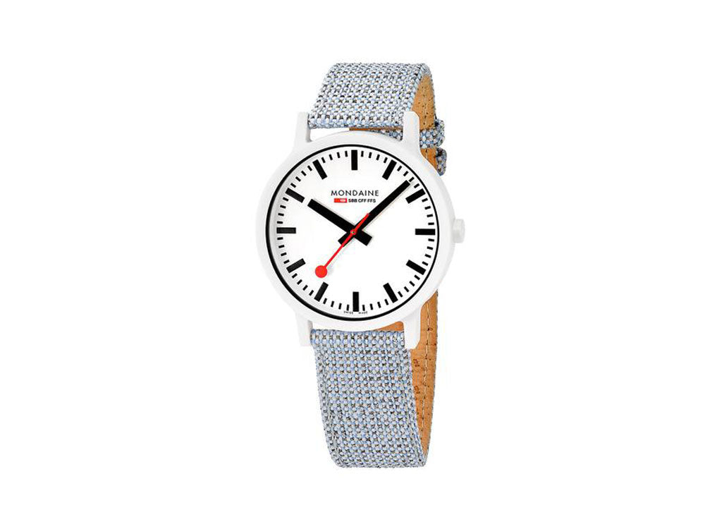 Reloj de Cuarzo Mondaine Essence, Ecológico - Reciclado, 41 mm, MS1.41110.LD
