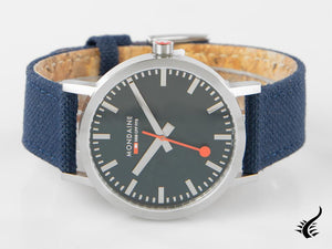 Reloj de Cuarzo Mondaine SBB Classic, Azul, 40 mm, Textil, A660.30360.40SBD
