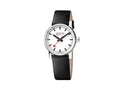 Reloj de Cuarzo Mondaine SBB Evo2, Blanco, 30mm, Correa de piel, MSE.30110.LB