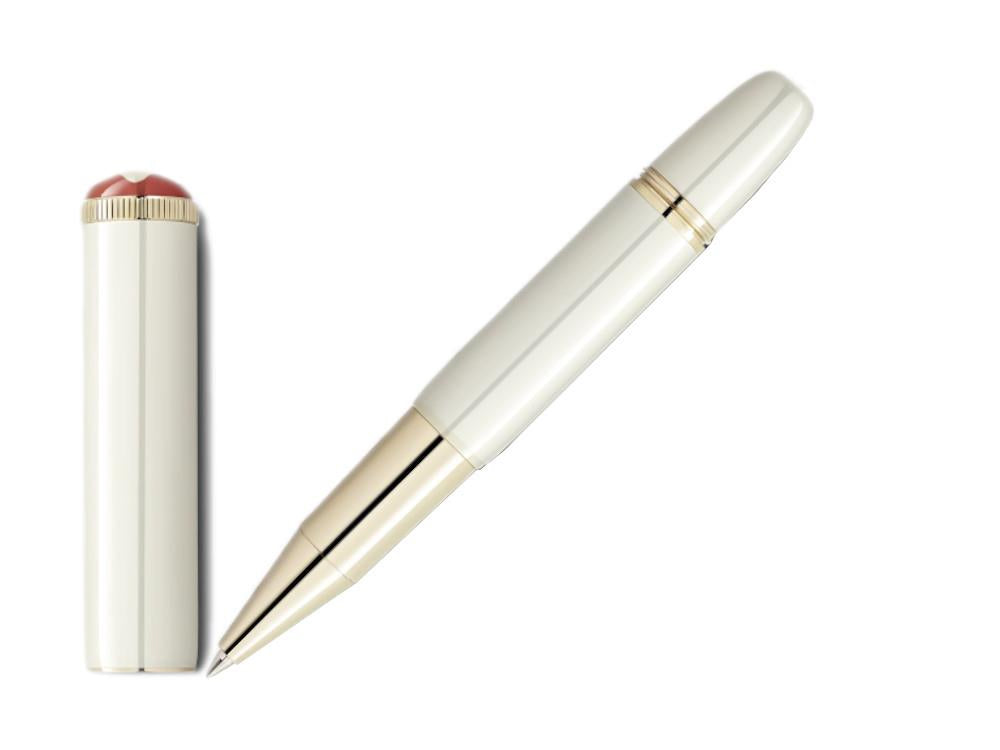 Roller Montblanc Heritage Rouge et Noir Baby, Oro, Marfil, Ed. Especial, 128122