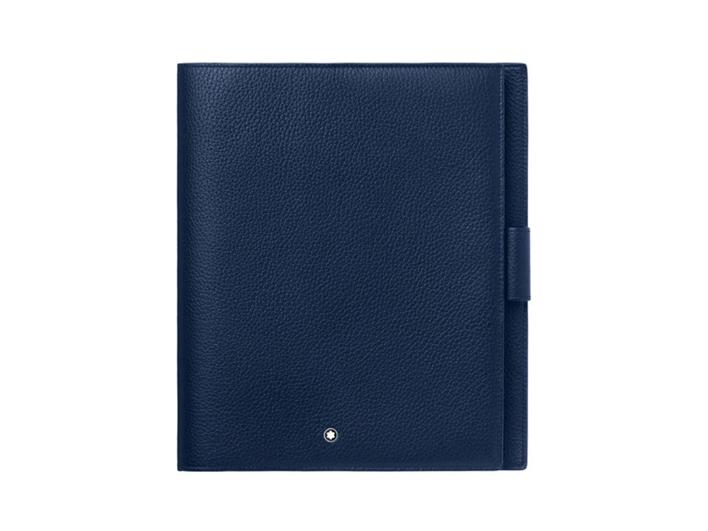 Cuaderno Montblanc, Rayado, Piel de Becerro, Azul, 248 páginas, 124128
