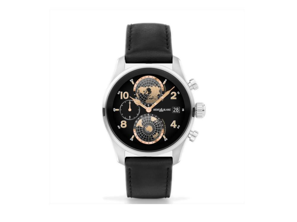 Reloj de Cuarzo Montblanc Summit 3 Smartwatch, Titanio, 42 mm, Negro, 129268