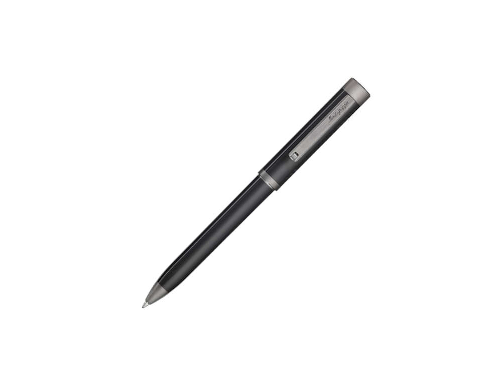 Bolígrafo Montegrappa Zero, Resina Negra, Ultra Black, ISZEIBIC