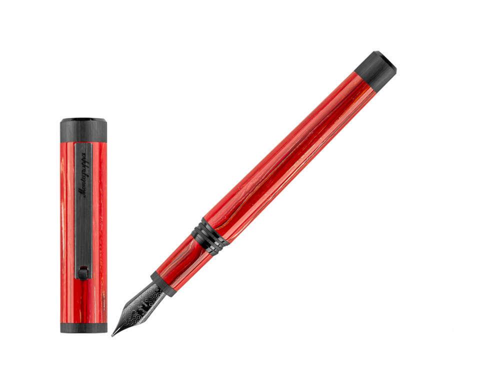 Pluma Estilográfica Montegrappa Zero Zodiac Aries, Acero, ISZEZ-IC-R3