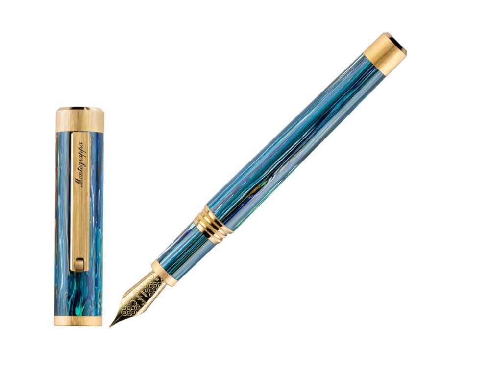 Pluma Estilográfica Montegrappa Zero Zodiac Cancer, Acero, ISZEZ-IY-G9