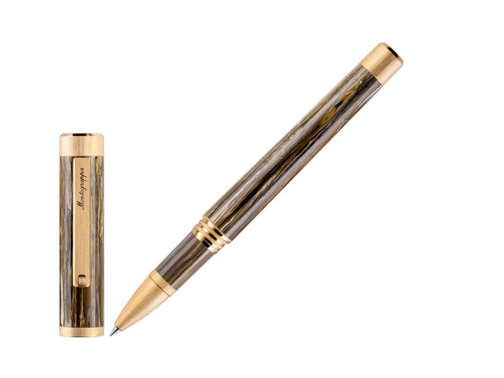 Roller Montegrappa Zero Zodiac Capricornio, Montegrappite, PVD Oro, ISZEZRIY-M3