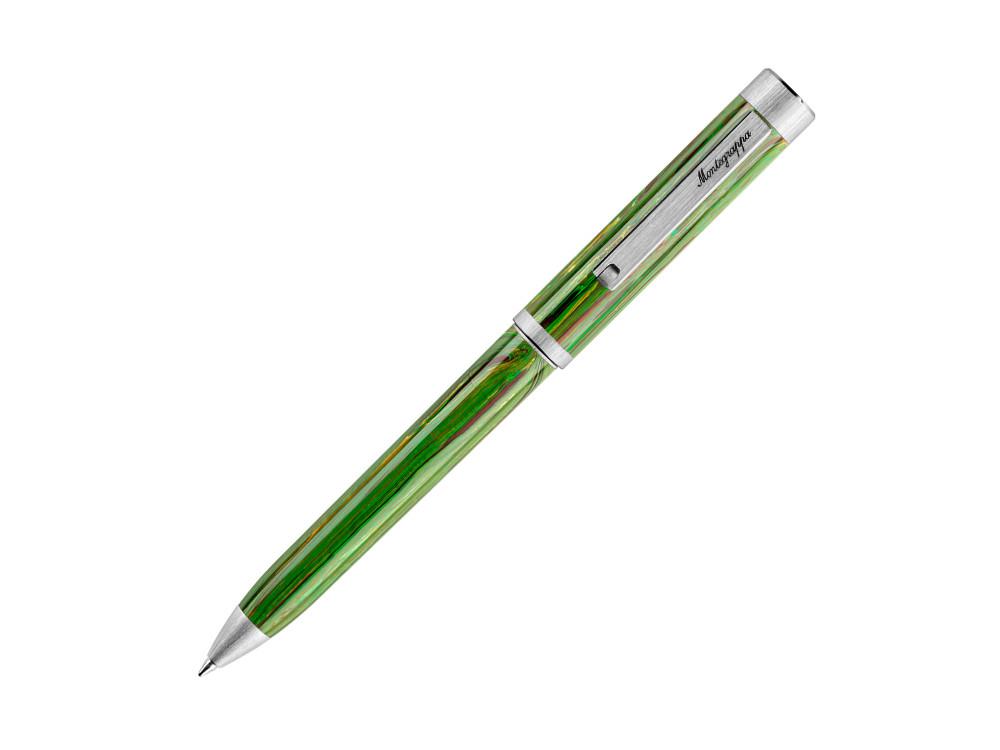 Bolígrafo Montegrappa Zero Zodiac Virgo, Verde, Acero Inoxidable, ISZEZBIP-G8
