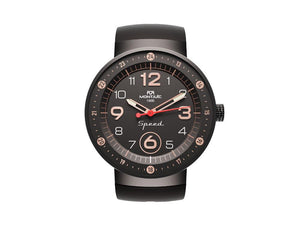 Reloj de Cuarzo Montjuic Elegance, Acero Inoxidable, Negro, 43 mm, MJ1.0507.B