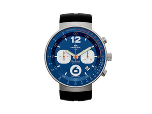 Reloj de Cuarzo Montjuic Speed Chronograph, Acero, Azul, 45 mm, MJ2.0303.S