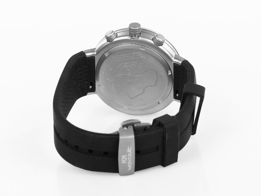 Reloj de Cuarzo Montjuic Speed Chronograph, Acero, Azul, 45 mm, MJ2.0303.S