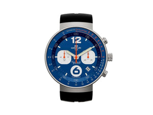 Reloj de Cuarzo Montjuic Speed Chronograph, Acero, Azul, 45 mm, MJ2.0303.S